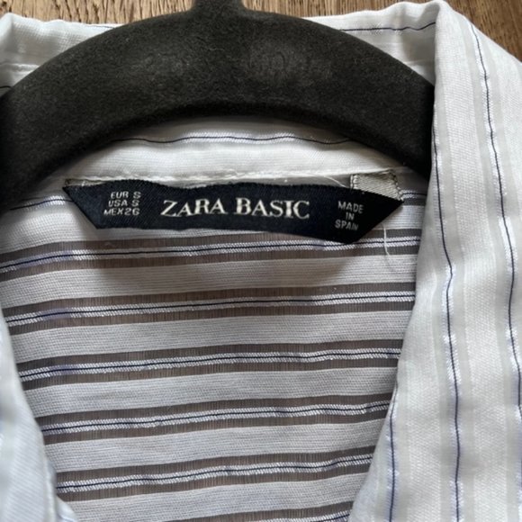 Zara button down shirt Size Small - Picture 6 of 10
